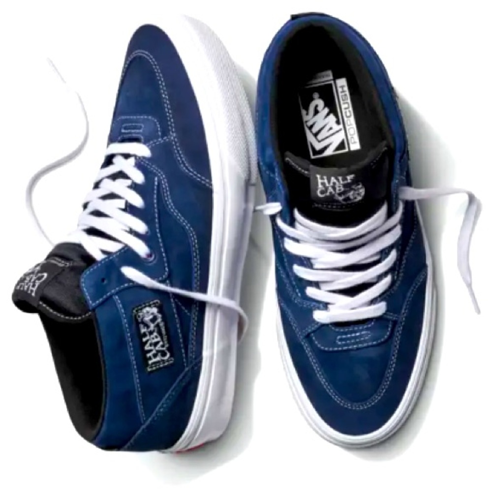 VANS SKATE HALF CAB '92 VCU (NAVY/WHITE) - Picture 2 of 6
